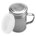 with Handle and Lid Spice Bottles Durable 304 Stainless Steel Rustproof Salt Dispenser Flour Sifter Coffeeware Condiment Container Kitchen. 