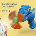 New ABS Fan Dinosaur Bubble Machine Bubbles in Bubble Handheld Electric Dinosaur Bubble Machine Bubble Dinosaur Outdoor Toys Bubbles Toy in Bubble Over 3 Years Old. 
