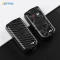 Portable ABS Carbon Fiber Car Key Case Cover For Mazda 2 3 5 6 CX7 CX9 RX8 MX5 M6 Key Protector Holder Keyless Accessories Keychain. 
