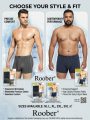 Roober Original Striped Men's Underwear (Pack Of 4Pcs). 