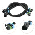 Pair 24 inch Oxygen O2 Sensor Extension Wire Harness for. 