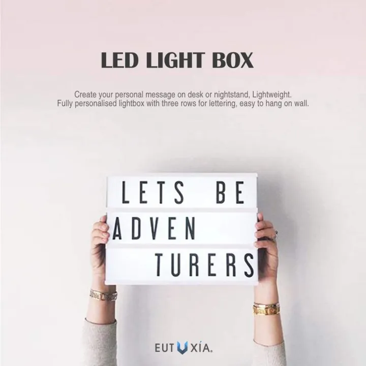 Cinematic%20Light%20Box%20With%20Letters%20-%20LED%20Light%20Box,%20Room%20Decor%20Sign,%20Marquee%20Light%20Up%20Sign%20-%20Personalized%20A4%20White%20LED%20Letter%20Box%20With%20Light%20Up%20Letters%20-%20Image%203
