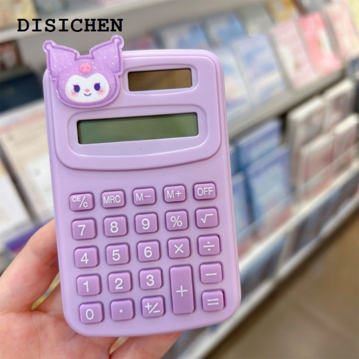 DISICHEN Luxury Sanrio jade dog cute hello kitty candy color calculator kuromi portable small computer student supplies anime
