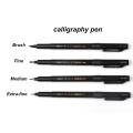 RHS Online 4PCS Calligraphy Pen Set Black Calligraphy Ink Pen Art Marker Set for Beginners Writing Drawing. 