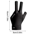 1PCS New Three Fingers Snooker Glove Anti Skid Elasticity Billiard Glove Left Right Hand Breathable Training Glove Fitness Accessories. 