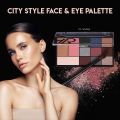 Golden Rose - City Style Face & Eye Palette - 02 Smokey. 