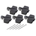 5 Pairs Durable Resin Semimetal Disc Brake Pads Black Lightweight Brake Pad Set Easy To Install 30mm Electromobile Brake Pads For Mountain Bikes,Road Bikes. 