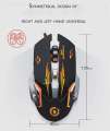 Eweadn T05 2400DPI Professional 7 Color Backlight Gaming Mouse – Black. 