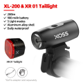 Flashlight Car Headlight Mountain Waterproof Bicycle XL200XOSS Bicycle Light 200lm Headlight Tpye-C Rechargeable Bicycle. 