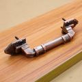 NCANRUI 4 PCS Antique Handles with Screws Kitchen Cabinet Handles Drawer Pulls Furniture Door Pull DIY Hardware. 