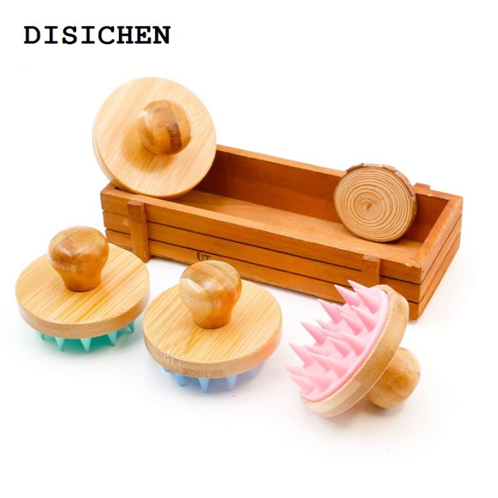 DISICHEN%20Affordable%20Silicone%20Scalp%20Hair%20Massager%20Head%20Scalp%20Massage%20Comb%20Bamboo%20Handle%20Multifunctional%20Bath%20Shower%20Shampoo%20Hair%20Washing%20Brush%20-%20Image%202