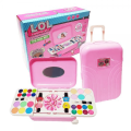 LOL Surprise Beauty Makeup Set for Girls Makeup Kit for Girls All-In-One Trolley type water removable real cosmetics. 