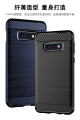 lthmy for Samsung Galaxy S10e Case Carbon Fiber TPU Soft Silicone Back Cover Armor Phone Case Casing. 