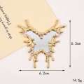 1 Pc Y2K Butterfly Mini Mirror Irregular Metal Liquid Water Droplets Design Portable Pocket Makeup Mirrors Decor Accessories. 