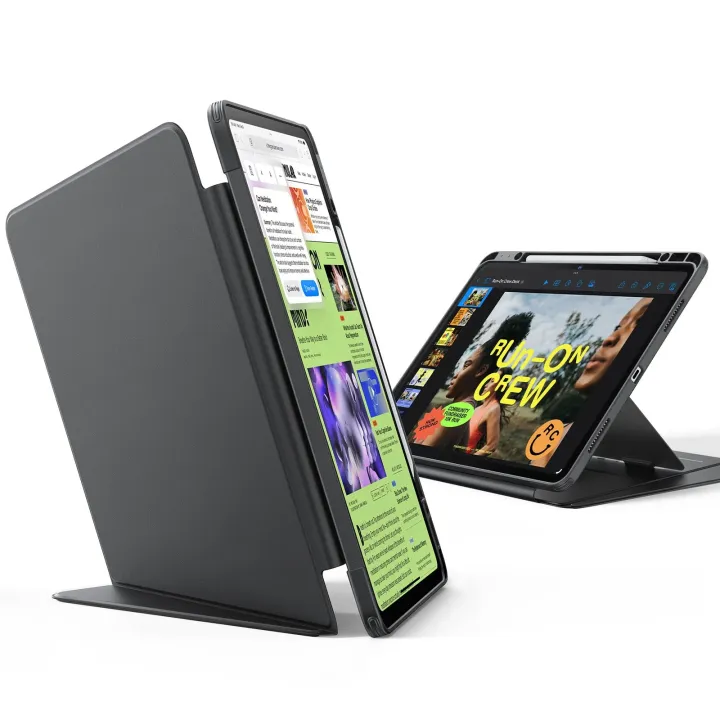 "ESR%20iPad%20Air%2011%20Inch%20Case%20M3/M2%20(2025/2024)%20iPad%20Air%205th/4th%20Gen%20(2022/2020),%20Vertical%20Stand%20Cover%20Multi%20Stand%20Angles%20Ultra-Stable%20Case%20with%20Pencil%20Holder%20Flip%20Series"%20-%20Image%203