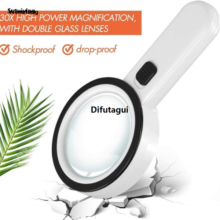 Difutagui%20Wenefang%20Sutuiying%20Magnifying%20Glass%20with%20Light,%2030X%20Handheld%20Large%20Magnifying%20Glass%20Fifty%20percent%20discount%20New%20style%20Original%2012%20Led%20Illuminated%20Lighted%20Magnifier%20for%20Seniors%20Reading,Solder%20-%20Image%204
