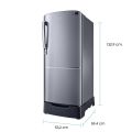 Samsung 2024 Lot 192 L Single Door Refrigerator With Digital Inverter Technology- RR20M282ZS8/IM. 