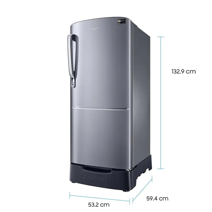 Samsung%20%20Rr20M282Zs8/Im%20192L%20Single%20Door%20Refrigerator%20-%20Silver%20-%20Image%207