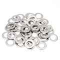 fasdaga 300 Pcs M2 Stainless Steel Fastener: 100 Pcs DIN934 Metric M2 Hex Nuts for Bolt & 200 Pcs DIN125 Flat Washers Spacers. 