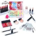 2025POPFEEL All In One Makeup Kit Cosmetics Set Eyeshadow Palette Concealer Foundation Makeup Brush Eyebrow Pencil Lipgloss Kit. 