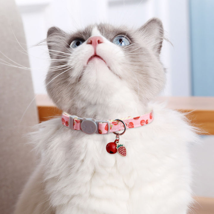 Penasfe%20Kitten%20Collar%20Comfortable%20Fashion%20Puppy%20Cats%20Collar%20with%20Bell%20-%20Image%204