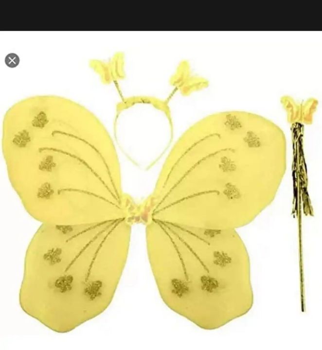 Girls%20Butterfly%20Fairy%20Angel%20Wing,%20Wand%20And%20Hairband%20Baby%20Kid%20Birthday%20Party%20-%20Image%207