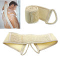 Tool Shower Loofah Strap Exfoliating Bathroom Jacuzzi Brush Clean Linen Bath Shower Tool Body Scrubber Natural. 