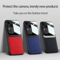 Vantime for vivo V30 5G Hybrid Slim Matte Case PU Leather Mirror Back Shockproof Cover. 