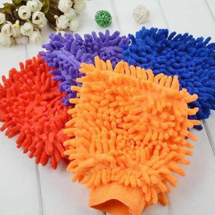 Microfiber Cleaning Gloves / Mitts