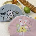 Portable Cartoon Embroidery Storage Bag Nylon Large Capacity Cosmetic Bag Ultralight Zipper Travel Toiletry Bag. 