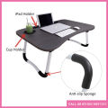 Foldable Laptop Table, Portable Laptop Bed Tray Table, Breakfast Serving Lap Desks Bed Trays, Notebook Computer Standing Bed Desk for Sofa/ Couch/ Floor. 