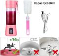 6 Blades Portable Usb Electric Grinder Blender Fruit 400ml Juicer. 