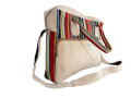 Handmade Hemp & Cotton Bag – Versatile Side & Shoulder Bag with Adjustable Strap – Crafted in Nepal. 