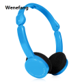 Wenefang 【New design】3.5mm Wired Over-Ear Headphones Foldable Sports Headset Portable Music Earphones For Kids Mp4 Mp3 Smartphones Lap. 