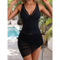 Womens Swim Skirt Bikini Sets. 