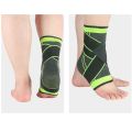 Sports Ankle Protector Running, Basketball, Cycling Elastic Nylon Warm Breathable Fixed Gym Fitness Ankle Support Safety, Single. 