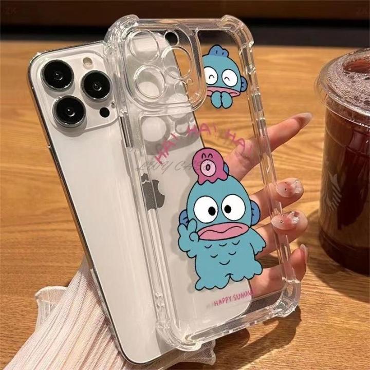 For Huawei Y7 Pro 2019 Y9 2019 2018 Y9 Prime Y6 Pro 2019 Y7 Prime Y5 2019 Y5 Lite Y6 2018 Y5p Y6p Y7p Y7a Y9a Y9s Y8s Honor 7A Lucky Dolphin Hangyodon Fish Anti Crack Shockproof Airbag Phone Cases Protective Cover