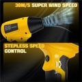 Electric Air Blower 130000RPM Brushless Mini Fan for 20V Battery (No Battery). 