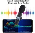 K8 Wireless Collar Clip Professional Microphone For Live, Video, Sound Recorded Type-C. 