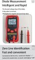 Fully Automatic Recognition Multimeter, Auto Recognizing Capacitors, Diodes, Mini Anti-burn Universal Meter. 