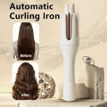 Automatic Curler 32mm Negative Ions Electric Ceramic Hair Stick Rotating Curl Waves Anti-Tangle Curling Iron Styler. 