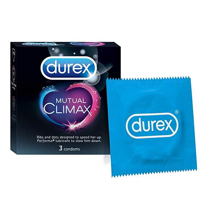 Durex Mutual Climax - 6 Condoms, 3s(Pack of 2)