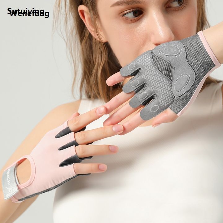 Wenefang%20Sutuiying%201Pair%20Gym%20Fitness%20Breathable%20Anti-Slip%20Women%20Men%20Half%20Finger%20Bargain%20Original%20price%20Summer%20Fishing%20Cycling%20Fingerless%20Gloves%20Female%20Bicycle%20Bike%20-%20Image%205