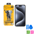 Apple iPhone 15 Pro King Elephant HD Quality Strong Tempered Glass. 