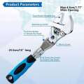 10 Inch Adjustable Ratchet 5 In 1 Torque 180 Degree Folding Spanner Hand Household Maintenance Pulley Wrench. 