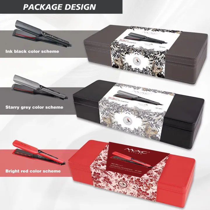 Mac%20Hair%20Straightener%205591%20Professional%20Salon%20Style%20Flat%20Iron%20Ceramic%20Hair%20Straighteners%20Uniform%20Heat%20And%20Optimal%20Comfort%20-%20Image%204