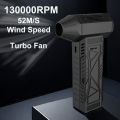 Cleaning Wind Speed 52m/s 130000RPM Turbofan Brushless Motor Dust Removal High Power Jet Fan Dust Blower Powerful Compressed Air Duster Cleaner. 