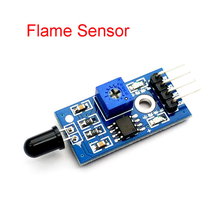 LM393 4 Pin IR Flame Detection Sensor Module Fire Detector Infrared Receiver Module for arduino Diy Kit