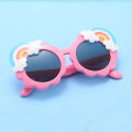Round Sunglasses Kids Rainbow Sun Glasses Girls Children Baby Shades Boys Yellow Eyeglasses Driver. 