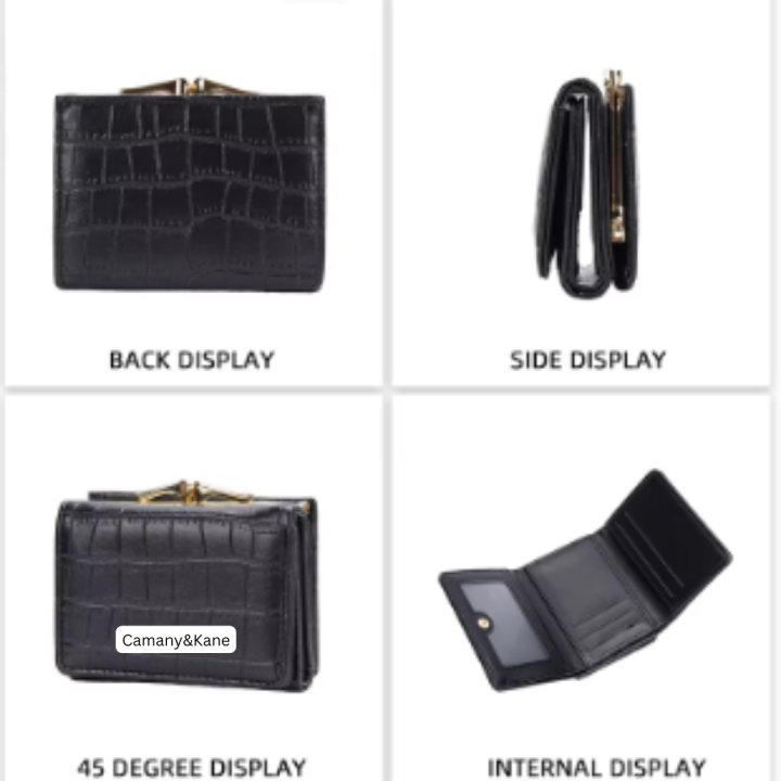 Crocodile%20Pattern%20Camany%20&%20Kane%20%20New%20Women%20Short%20Wallet%20Brand%20Card%20Holder%20Simple%20Coin%20Pocket%20Female%20Purse%20Women's%20Wallet%20-%20Image%203